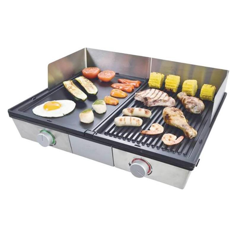 SOLIS DELI GRILL GRIL BARBECUE ELECTRIQUE 2 ZONES
