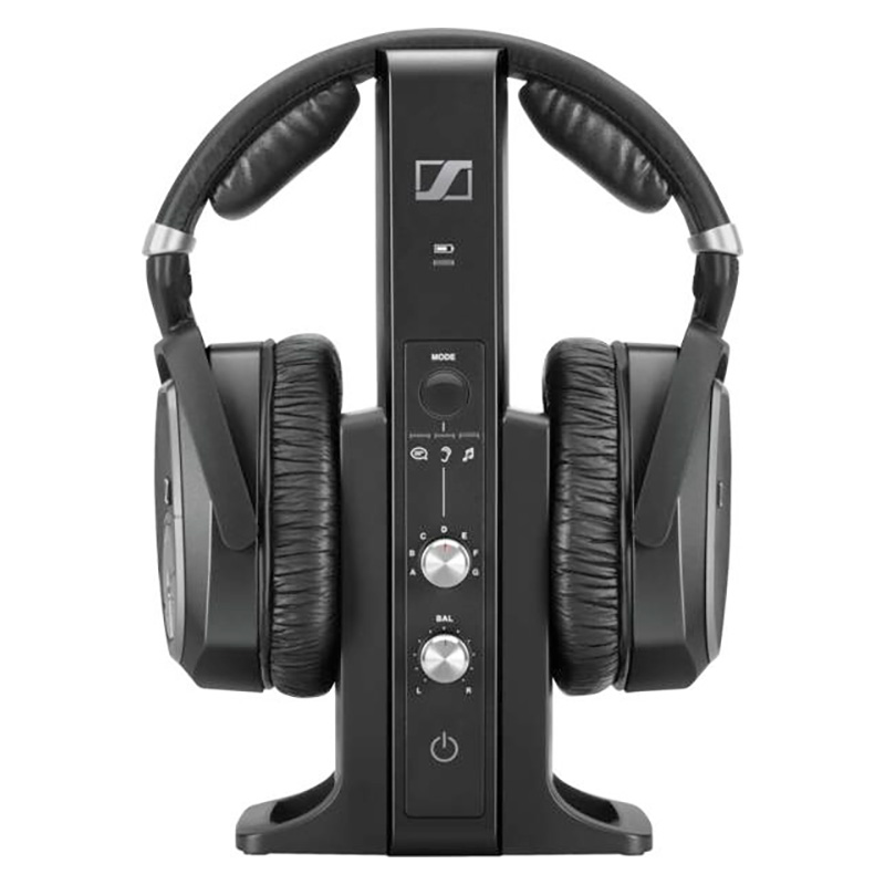 Sennheiser. Casque télévision, casque d'écoute arceau, sans fil, fréquences 17-22000 Hz, prise Jack 3.5 mm, Toslink, fonctionne sur accu. EAN 4044155248883