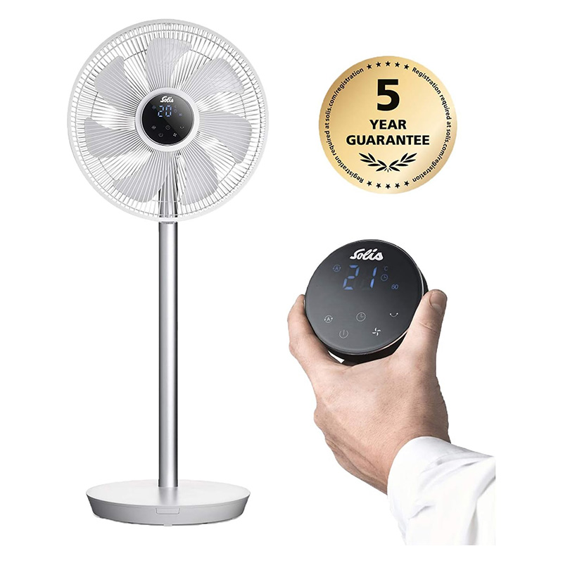 SOLIS 7584, ventilateur sur pied, ventilateur de table, 3 niveaux de vitesse, oscillant