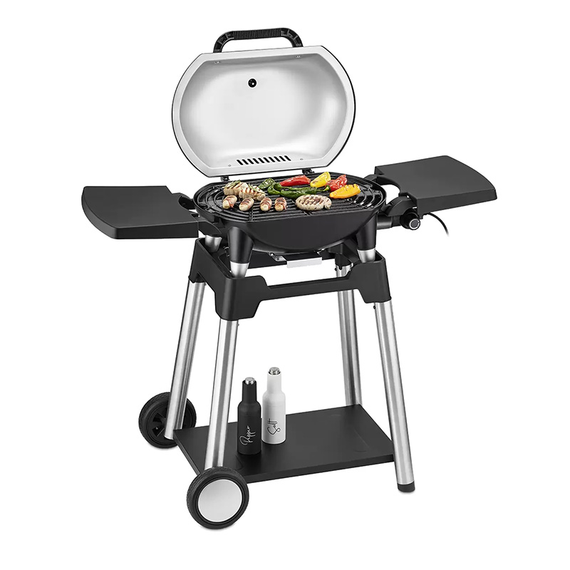 Le barbecue électrique "Grill Force 2200" permet de faire des grillades puissantes et avec peu de fumée, idéal pour le balcon et la terrasse