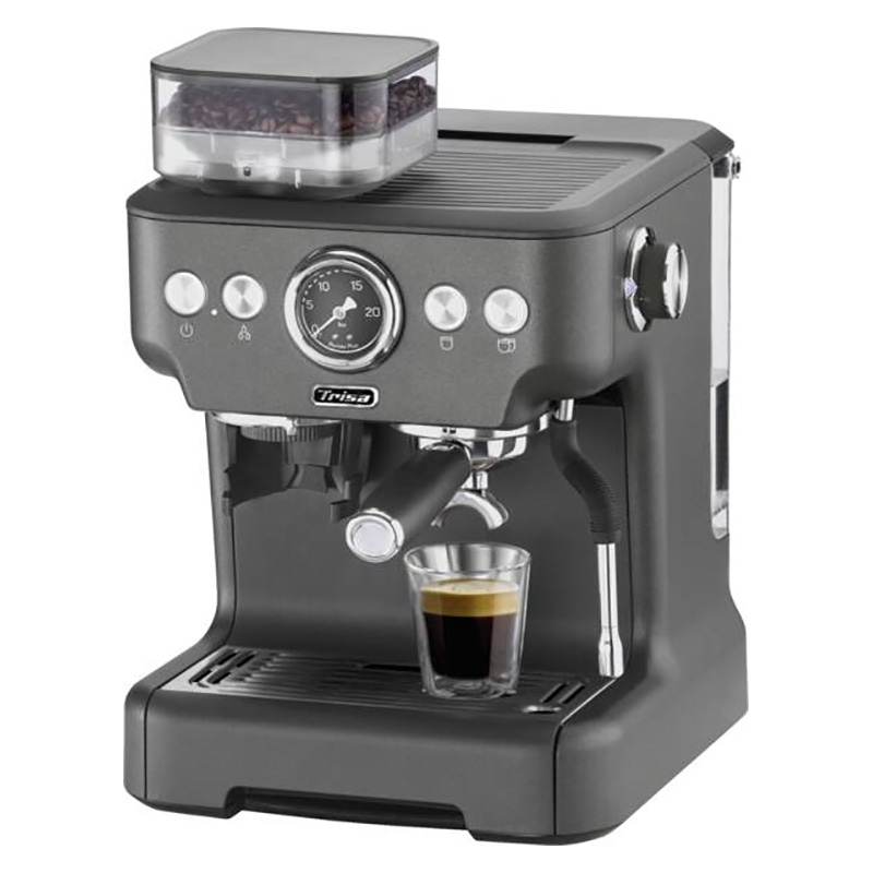 Le "Barista Plus" peut être rempli avec jusqu'à 350 gr de vos grains de café préférés et les moudre en poudre de café en un rien de temps.