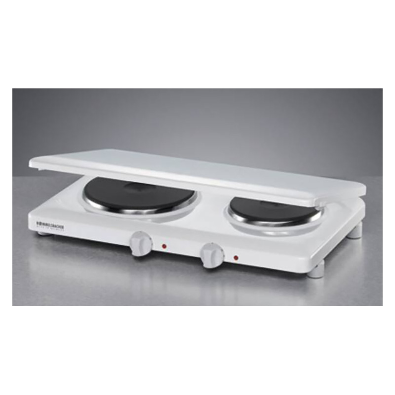 THL2597A. Plaque de cuisson double, zone de cuisson 14,5 cm, zone de cuisson 18 cm, régulation progressive, couvercle, 2500 Watts