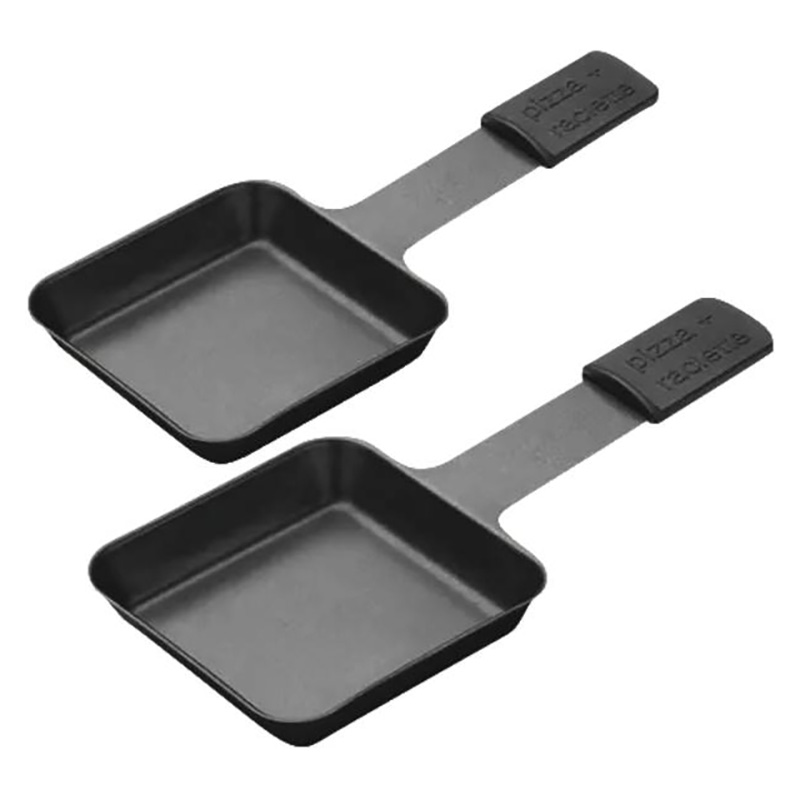 Stoeckli 2 Poêlons à Raclette XXL noir anti-adhésif