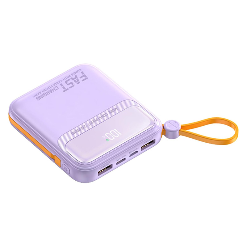 5 sortie 22.5 Watts, petite mais puissante, avec indicateur LED, batterie externe de téléphone portable pour iPhone 14/15/13/12, iPad...