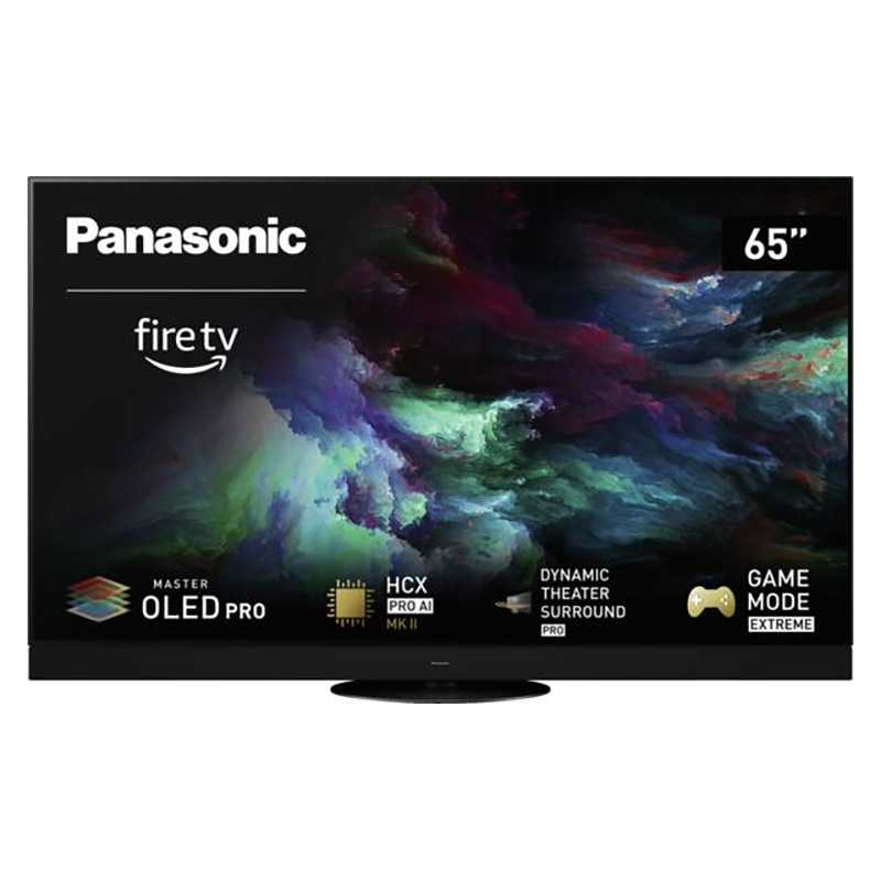 Panasonic.Téléviseur-OLED de 164 cm, résolution maxi: 3840 x 2160 pixels, 4K Ultra HD, 144 Technologie Hz, Master OLED PRO Panel, Bluetooth