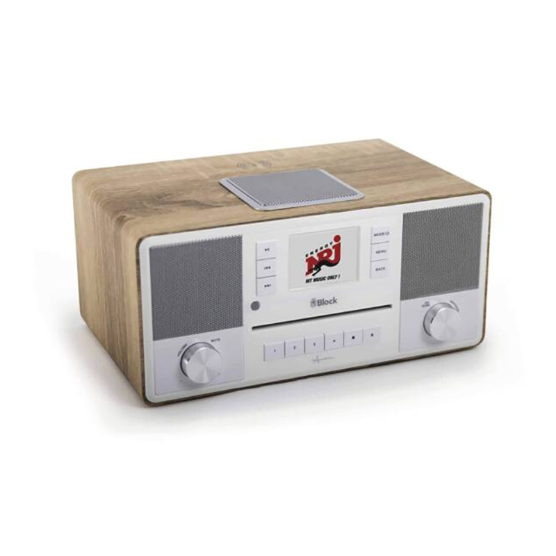 Radio design, réception récepteur DAB+, FM, restitution radio Internet, lecteur CD intégré, Télécommande, Bluetooth, 5 ans de garantie