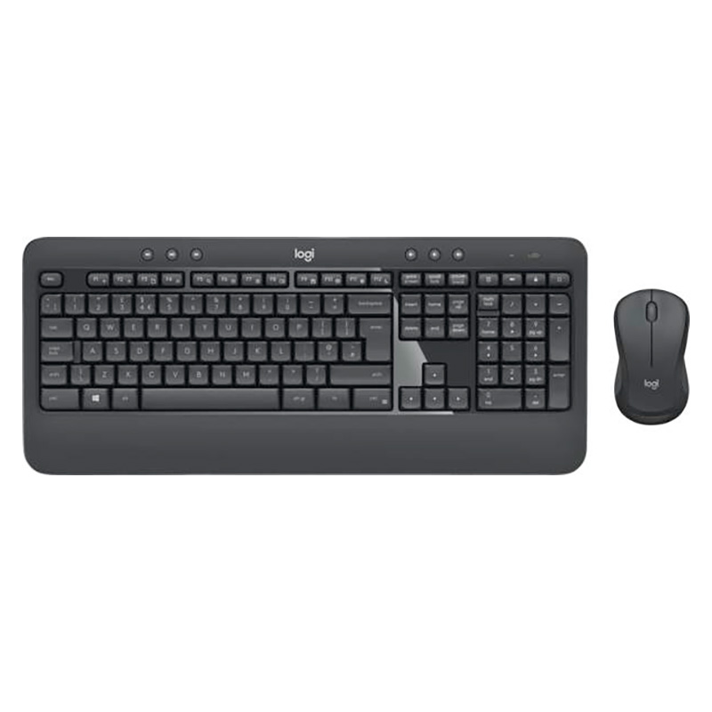 Kit clavier souris, HF, touches supplémentaires multimédia, disposition de clavier suisse, protection anti éclaboussure, utilisation pour Notebook, PCs