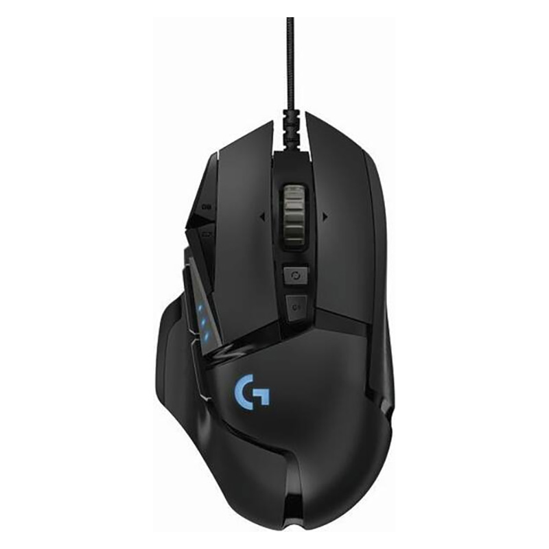 Souris Hero High Performance, relié avec fil, lecture balayage optique, résolution 16000 dpi, 11 touches, raccord USB, raccord USB 2.0