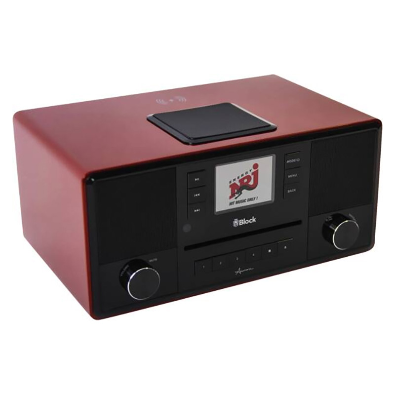 Radio design, réception récepteur DAB+, FM, restitution radio Internet, lecteur CD intégré, Télécommande, Bluetooth, 5 ans de garantie