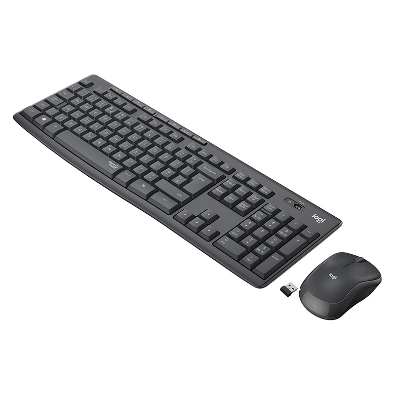 Logitech MK295 Ensemble Clavier Souris sans Fil avec Technologie SilentTouch,  Guidage de Voie Optique, récepteur Nano USB, Connexion sans Fil sans Retard