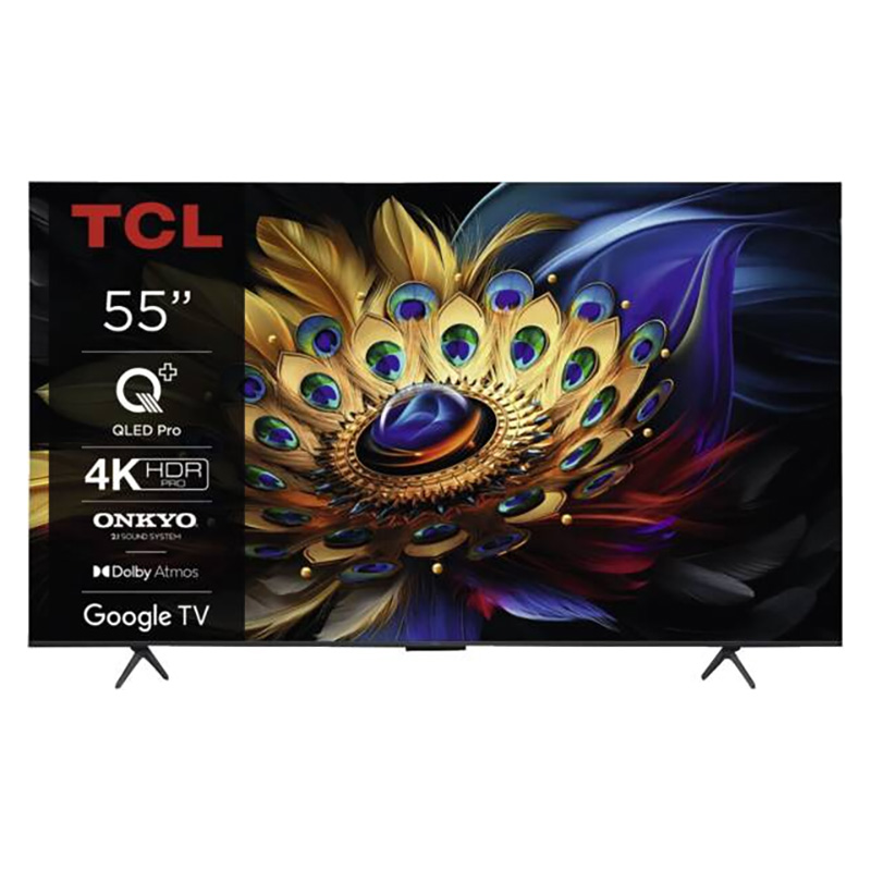 TCL Téléviseur-LED de 140 cm, résolution maxi: 3840 x 2160 pixels, 4K Ultra HD, 120 Technologie Hz, Index [PMI]: 3200, Dolby Atmos