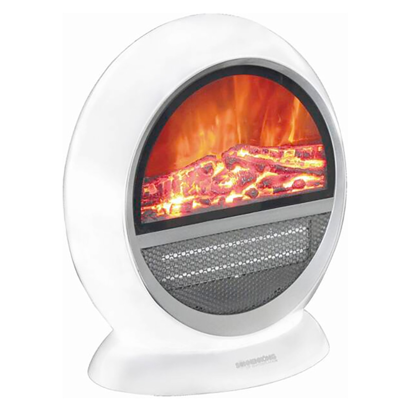 Mala blanc Radiateur soufflant, puissance maxi 1500 Watts, 2 niveaux de puissance, oscillant, réglage de la température, protection de surchauffe