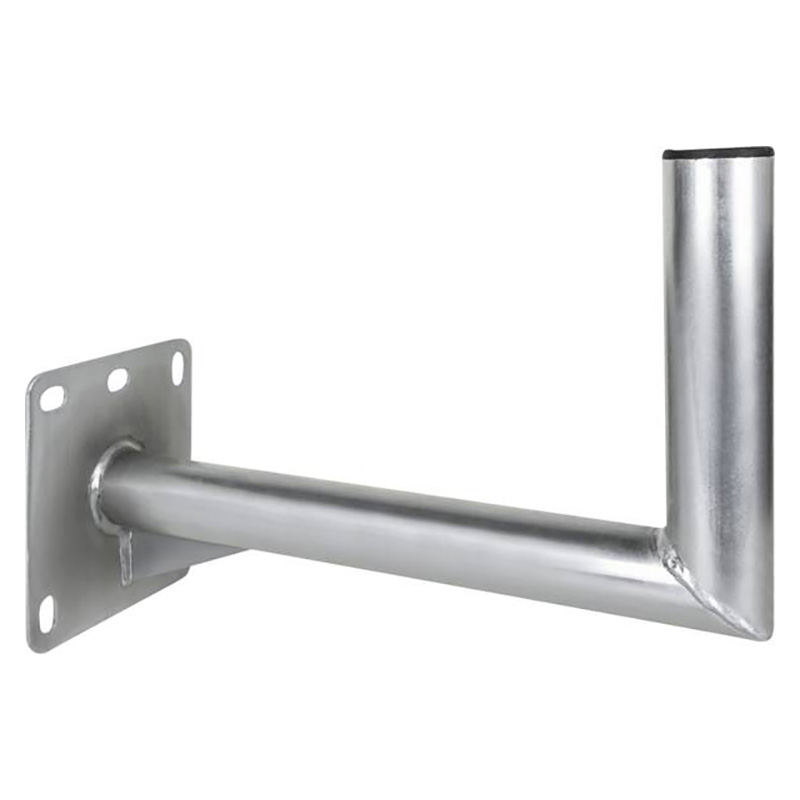 Support mural (installation antenne) parabole, acier, hauteur 20 cm, espacement du mur: 40 cm, pose facile toutes surfaces
